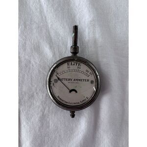 Vintage Elite Battery Emperor Does Have Crack On Glass Not Tested Sold As It Is